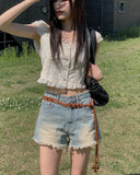 Monaca Lace Frill Blouse