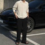 Air Cool Banding Semi Wide Slacks