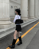 Hami Two-Way Biker Middle Boots