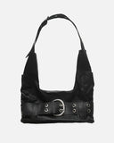 Knock Leather Belt Square Bag