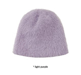 FANNING ANGORA BEANIE