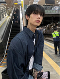 A classic denim shirt