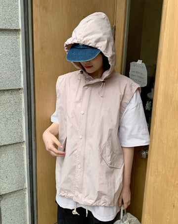Yoati Two-Way String Hood Vest