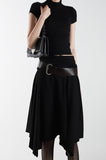 Romantic Midi Flare Skirt