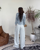 Akan Double Yoke Snap Cotton Pants