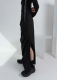 SHIRRING SLIT LONG SK