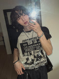 Age Raglan overfit short sleeve t-shirt