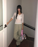 Ail Number Star Cotton Shoulder Bag