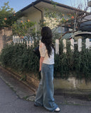 Dickie Washing Wide Denim Pants