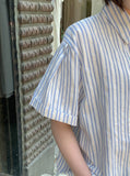 Viewer Summer Stripe Short Sleeve Shirt