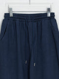 Elkaton Pintuck Banding Cotton Wide Pants
