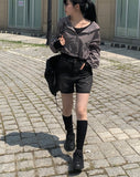Nulls Damage Short Denim Pants