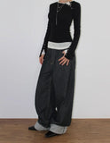 LINE-UP SNAP RIB LONGSLEEVE