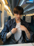 A classic denim shirt