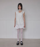 Layered Dot Scarf T-Shirt
