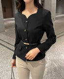 Leage Heart Neck Jacket