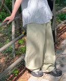 Himiro Basic Cotton Wide Pants