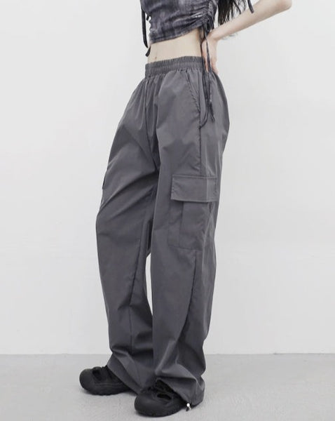【NONCODE】(Unisex) Carden Cargo String Pants NONCODE(ノンコード) - (男女兼用)カーデンカーゴストリング