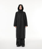 Hoodie Balmacaan Long Coat