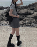 Karoo nylon-string mini skirt