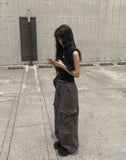 Petty Big Cargo Two Buckle Wide Pants