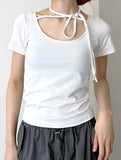 RUBY STRAP HALF T
