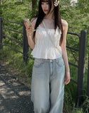 Enjou Ribbon Silver Necklace