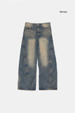 Alfred line flare denim pants