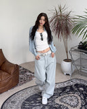 Akan Double Yoke Snap Cotton Pants