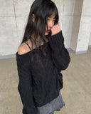 Solzy off shoulder knit