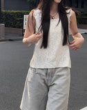 Maje Square Summer Knit Sleeveless