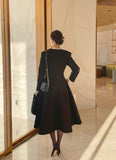 Abode No Collar Puff Flare Long Coat