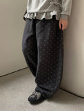 Felmo Star Cotton Balloon Wide Pants