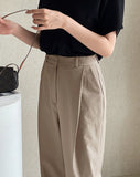 Ronlid One Tuck Wide Straight Pants