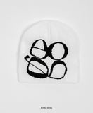 Handel lettering knit beanie