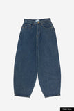 80's retro semi balloon denim pants