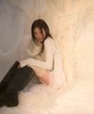 Layered Lace Frill Long Sleeve