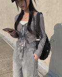 Reggle String Square Cross Shoulder Bag