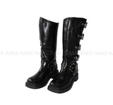 LAYERED BUCKLE BOOTS