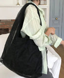 ORGANZA SHEER SHOULDER BAG