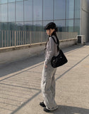 Sori Cargo Wide Denim Pants
