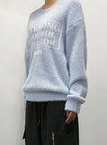 LETTERING FUR KNIT