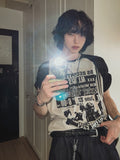 Age Raglan overfit short sleeve t-shirt