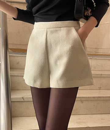 Merbo Tweed A-Line Short Pants