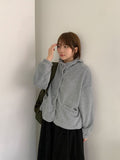 Dond Button Collar Fleece Jumper Jacket