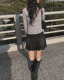 Hinari Pocket Denim Mini Skirt