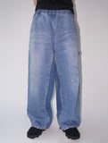 3 BUTTON CARPENTER WIDE DENIM