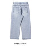 Bulky Wide Denim Pants