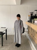 Edia Check Shirt Long One Piece