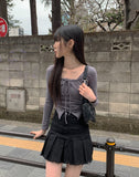 Blem Ribbon Strap Cutting T-Shirt